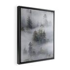 Forest In The Sky - Redwood National Park Foggy Trees Framed Canvas Print Gallery Image 2