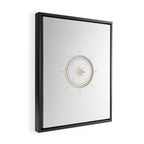 Gold Compass on White II Framed Canvas Print Gallery Image 2