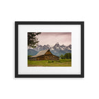 Grand Teton National Park Adventure Barn - Landscape Photography Framed Art Print Gallery Image 5