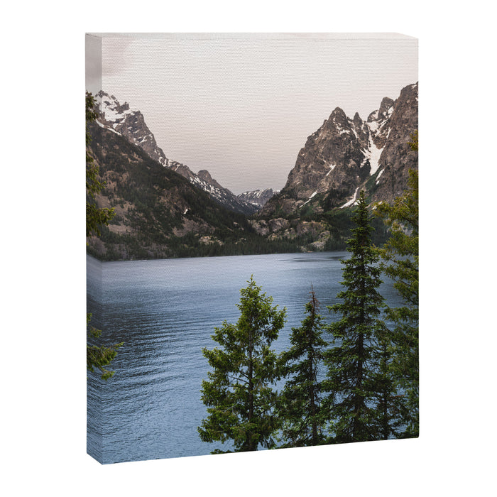 Grand Teton Wanderlust Lake Adventure - Nature Photography Canvas Print Gallery Image 1