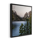 Grand Teton Wanderlust Lake Adventure - Nature Photography Framed Canvas Print Gallery Image 2