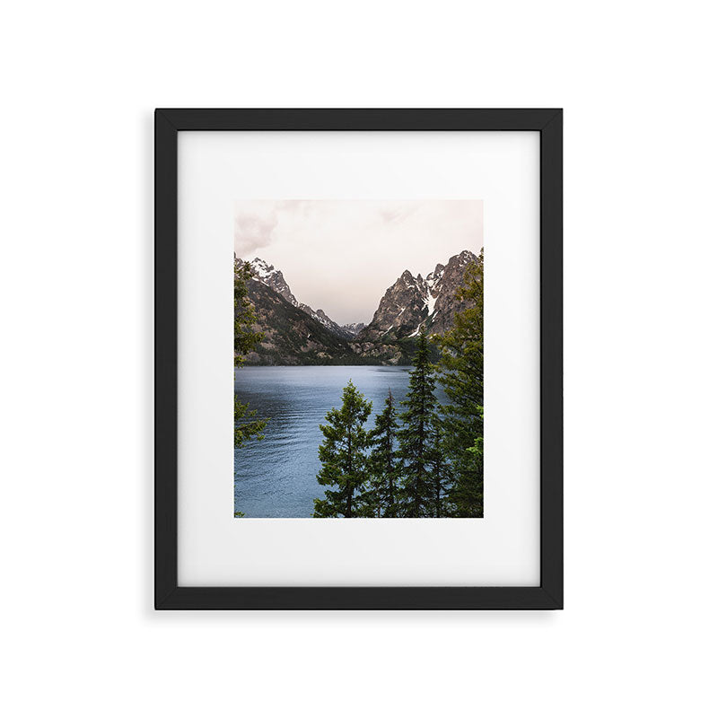 Grand Teton Wanderlust Lake Adventure - Nature Photography Framed Art Print Gallery Image 5