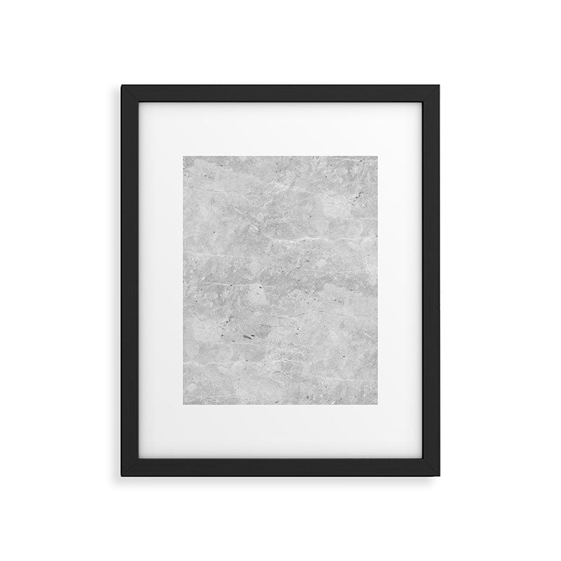 Gray Concrete Framed Art Print Gallery Image 6