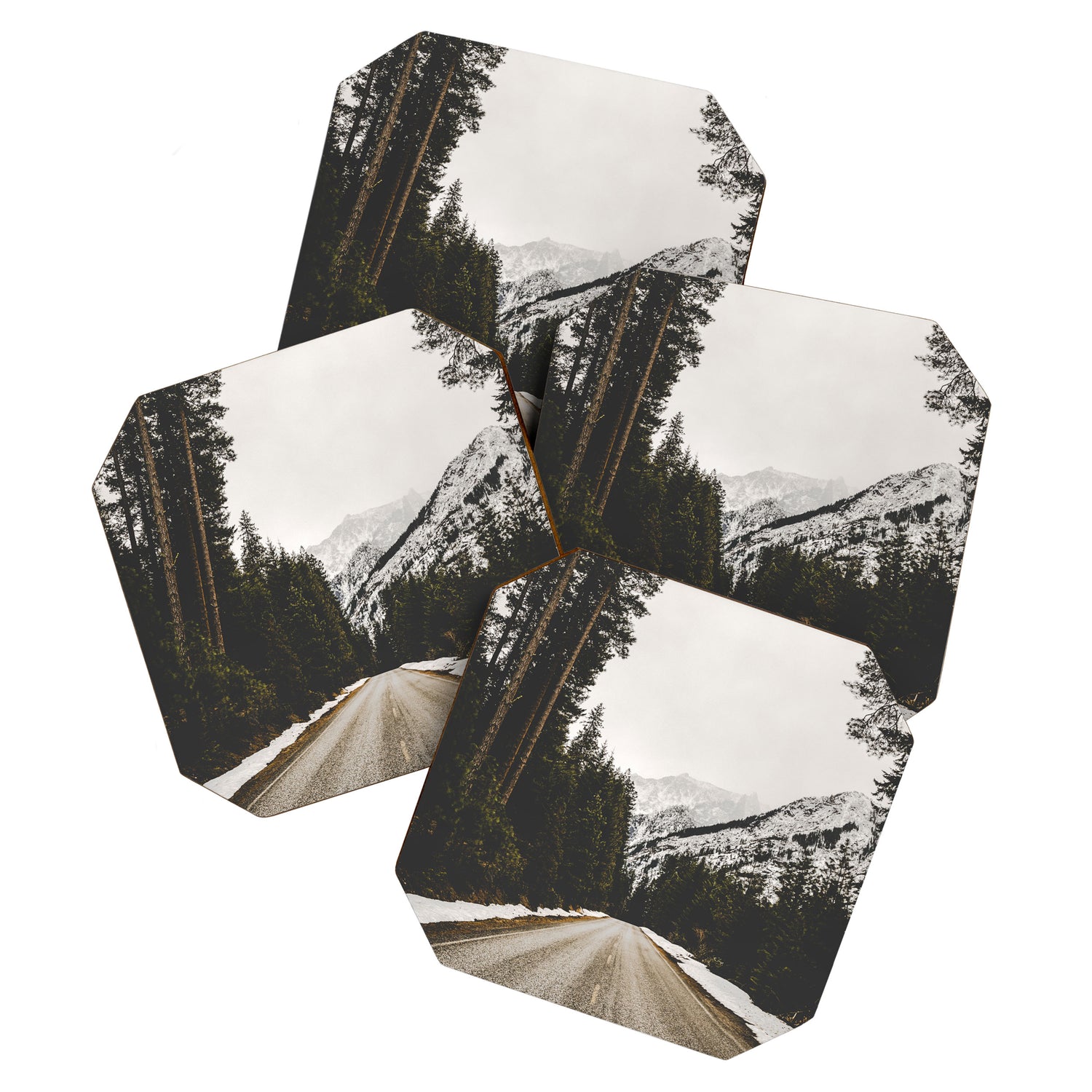 Great Mountain Roads - Nature Photography Coaster Gallery Image 1
