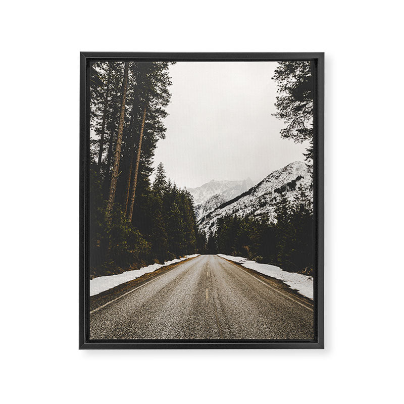 Great Mountain Roads - Nature Photography Framed Canvas Print Gallery Image 8