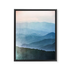 Great Smoky Mountain National Park Sunset Layers - Nature Photography Framed Canvas Print Gallery Image 6
