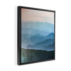 Great Smoky Mountain National Park Sunset Layers - Nature Photography Framed Canvas Print Gallery Image 2