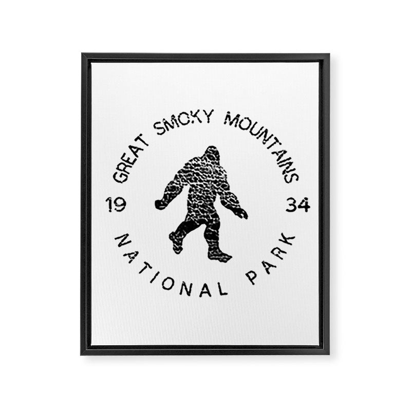 Great Smoky Mountains National Park Sasquatch Framed Canvas Print Gallery Image 8