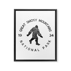 Great Smoky Mountains National Park Sasquatch Framed Canvas Print Gallery Image 8