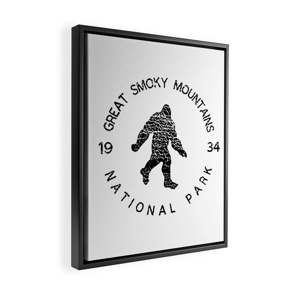 Great Smoky Mountains National Park Sasquatch Framed Canvas Print Gallery Image 2