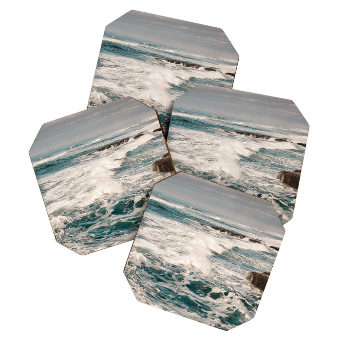 Green Tropical Beach Waves Ocean Adventure Coaster Gallery Image 1