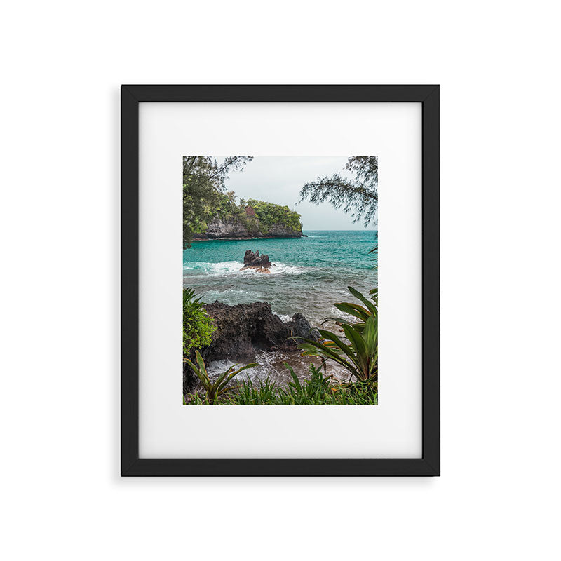 Hawaiian Turquoise Cove Framed Art Print Gallery Image 5