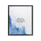 Into The Forest I Go Framed Canvas Print Gallery Image 8