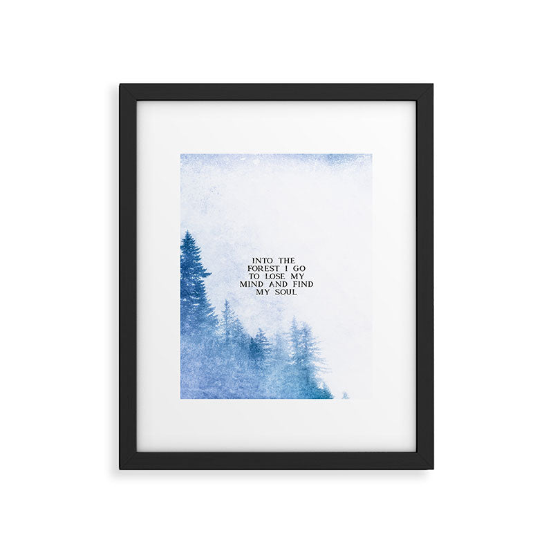 Into The Forest I Go Framed Art Print Gallery Image 6