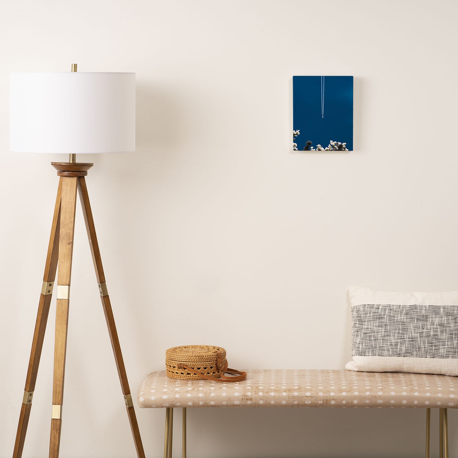 Jetset - Bluest Blue Canvas Print Gallery Image 2