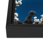 Jetset - Bluest Blue Framed Canvas Print Gallery Image 3