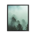 Magnificent Morning - Foggy Redwood Forest Nature Photography Framed Canvas Print Gallery Image 6