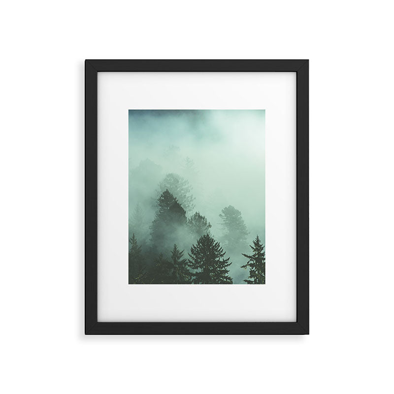 Magnificent Morning - Foggy Redwood Forest Nature Photography Framed Art Print Gallery Image 5