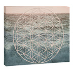 Mandala Flower of Life Sea Canvas Print Gallery Image 14