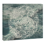 Mandala Ocean Waves Canvas Print Gallery Image 14