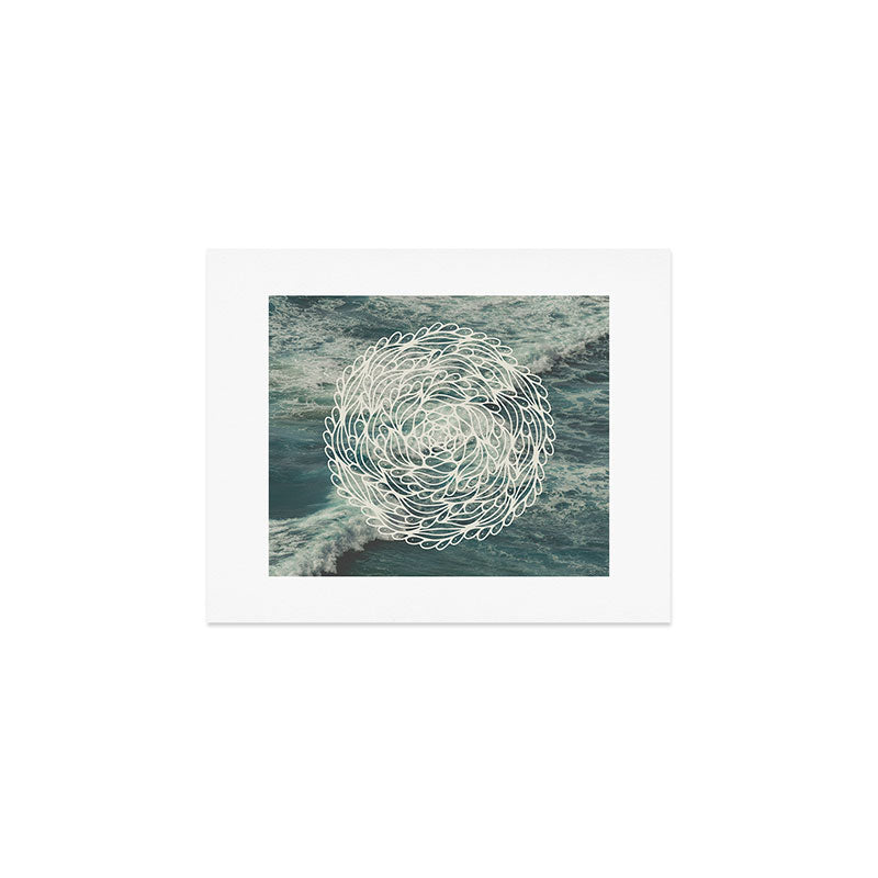 Mandala Ocean Waves Art Print Gallery Image 1