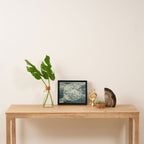 Mandala Ocean Waves Framed Canvas Print Gallery Image 4