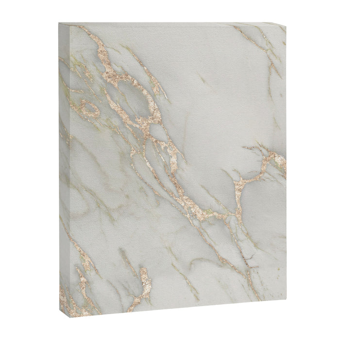 Marble Love Bronze Metallic Canvas Print Gallery Image 1