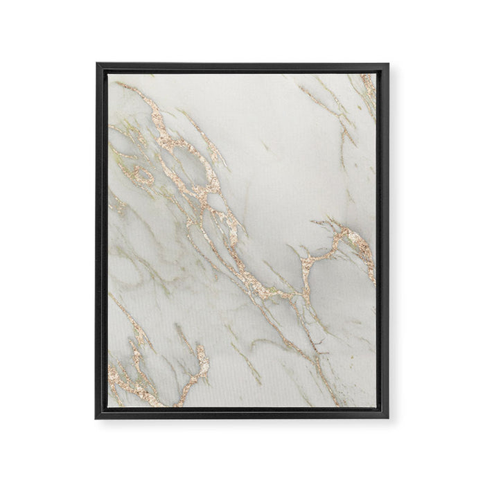Marble Love Bronze Metallic Framed Canvas Print Gallery Image 1