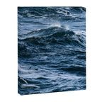 Marbled Waves of Blue Canvas Print Gallery Image 6
