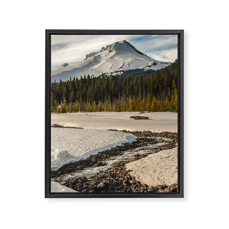 Marvelous Mount Hood at sunset Framed Canvas Print Gallery Image 6