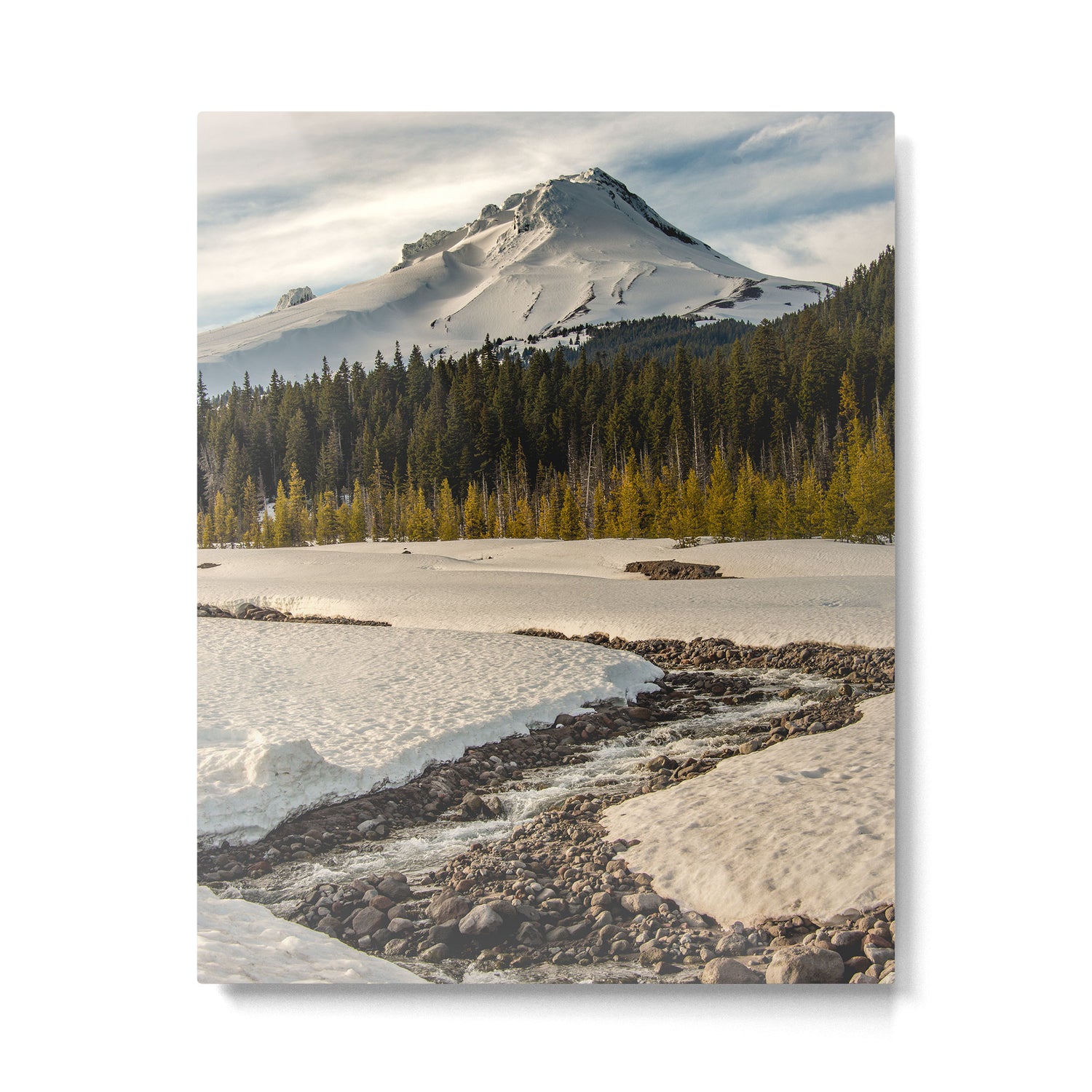 Marvelous Mount Hood at sunset Metal Print Gallery Image 4