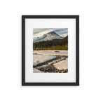 Marvelous Mount Hood at sunset Framed Art Print Gallery Image 5