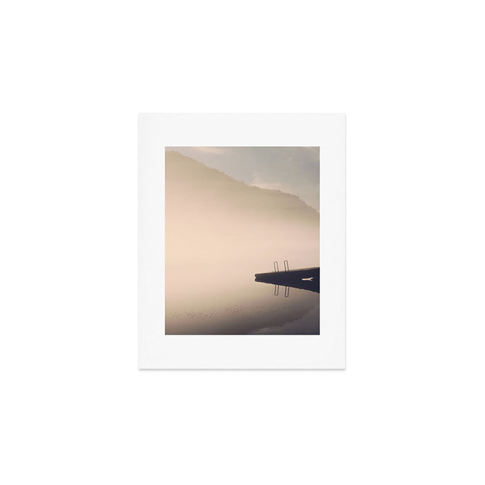 Morning Fog On The Little Tennessee River - Smoky Mountains Art Print Gallery Image 1