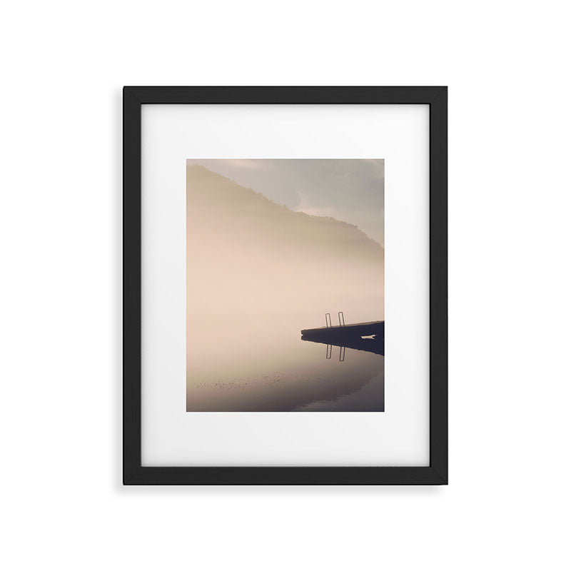 Morning Fog On The Little Tennessee River - Smoky Mountains Framed Art Print Gallery Image 5