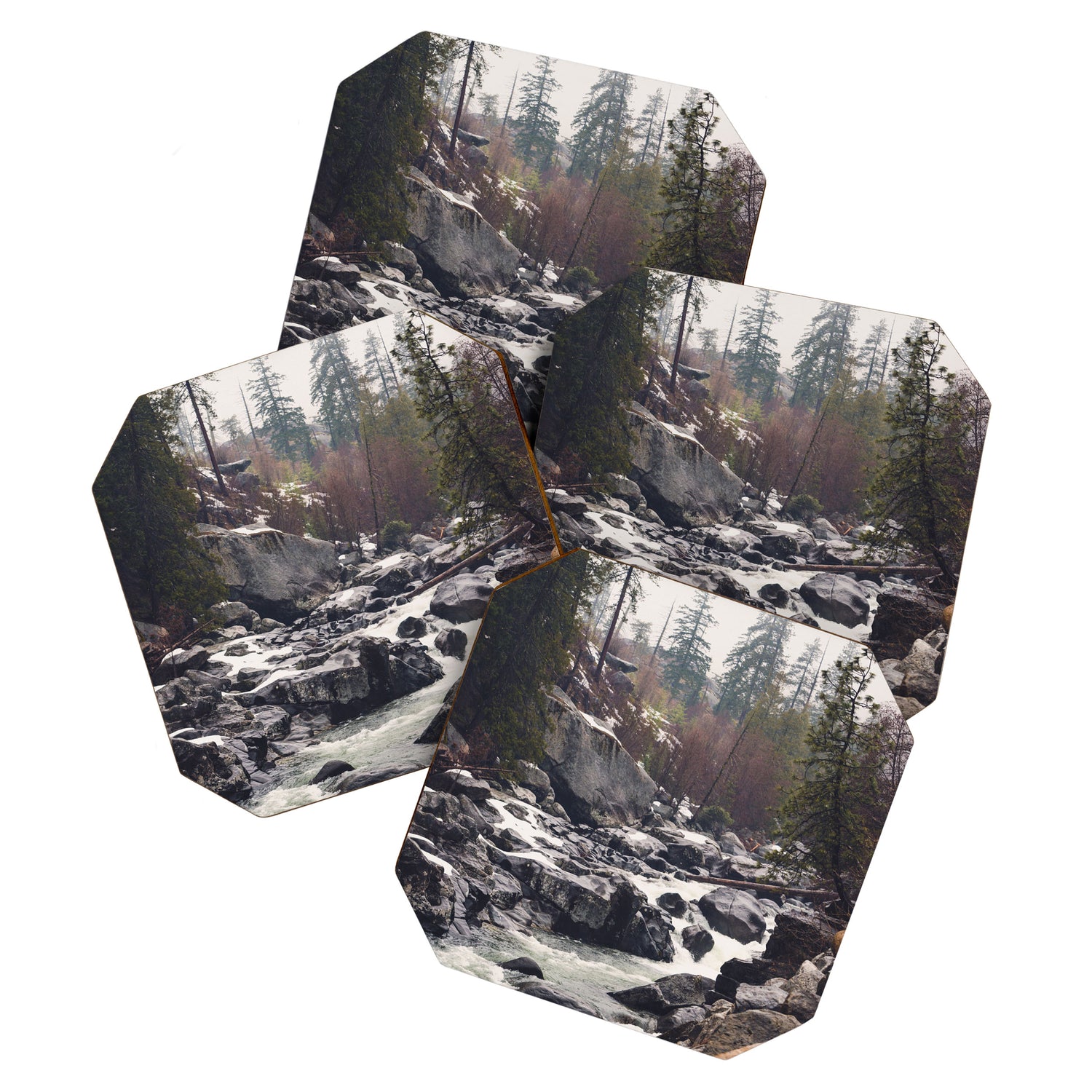 Morning Mountain Escape - Nature Photography Coaster Gallery Image 1
