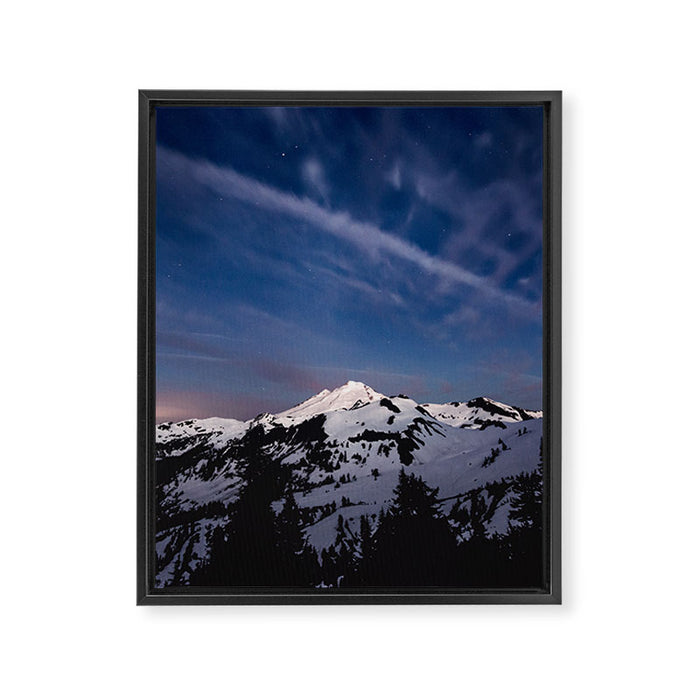 Mount Baker - Nature Photography Framed Canvas Print Gallery Image 1