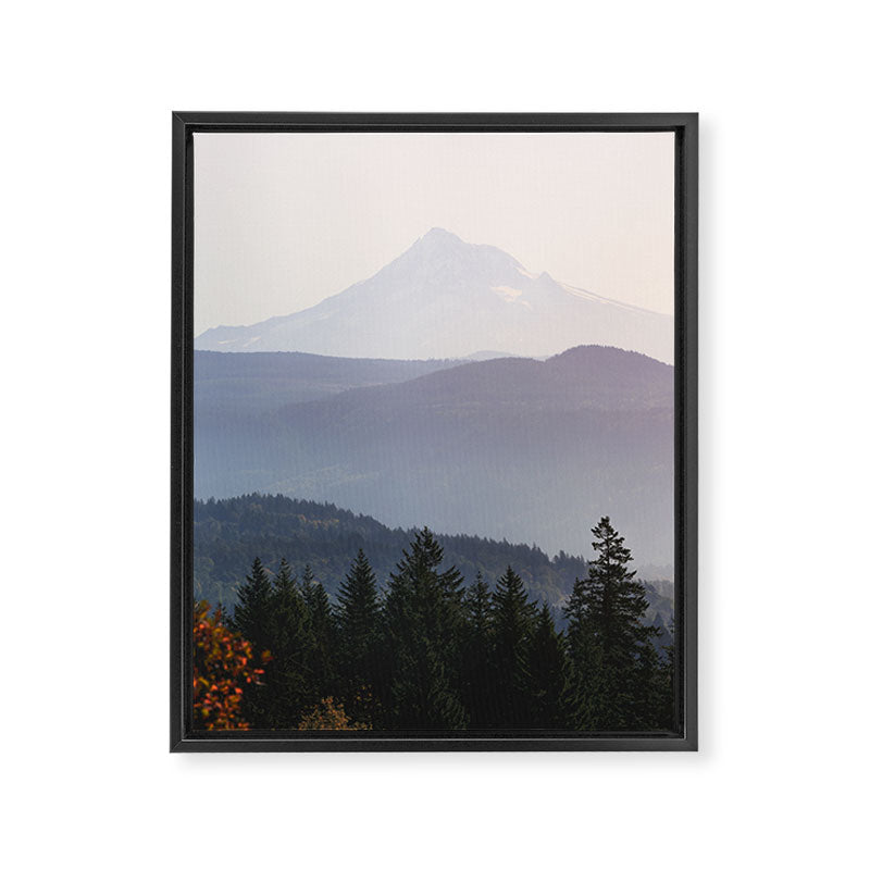 Mount Hood over the Columbia River Gorge Framed Canvas Print Gallery Image 6
