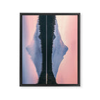 Mount Hood Pastel Sunset - Cascade Mountain Adventure Framed Canvas Print Gallery Image 6