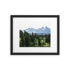 Mount Rainier Adventure - Pacific Northwest Mountain Forest Wanderlust Framed Art Print Gallery Image 5
