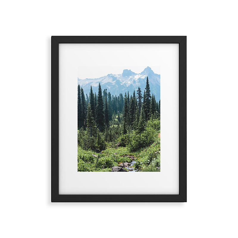 Mount Rainier Classic Mountain Meadow - 129/365 Nature Photography Framed Art Print Gallery Image 5