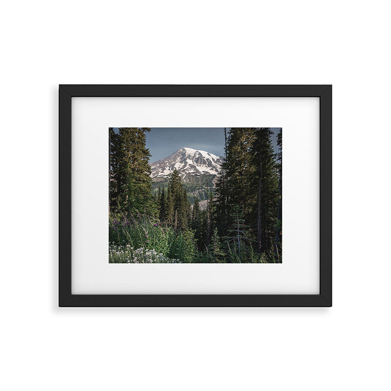 Mount Rainier Wanderlust II - Pacific Northwest Mountain Adventure Framed Art Print Gallery Image 4