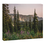 Mount Rainier Wildflower Adventure - National Park Wanderlust Canvas Print Gallery Image 6