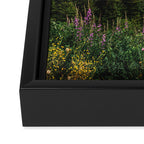 Mount Rainier Wildflower Adventure - National Park Wanderlust Framed Canvas Print Gallery Image 3