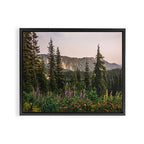 Mount Rainier Wildflower Adventure - National Park Wanderlust Framed Canvas Print Gallery Image 6