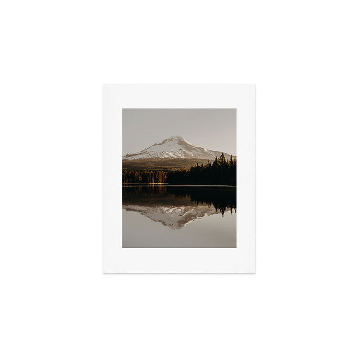 Mountain Lake Sunrise  - Pacific Northwest Adventure Art Print Gallery Image 1