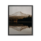 Mountain Lake Sunrise  - Pacific Northwest Adventure Framed Canvas Print Gallery Image 6