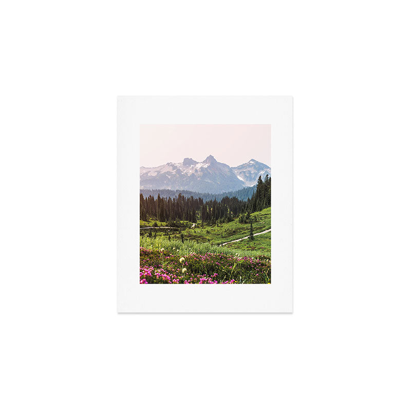 Mountain Wildflower Hiking Highs - 74/365 Art Print Gallery Image 1
