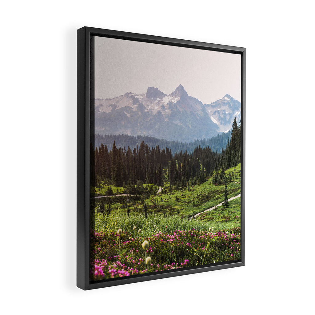 Mountain Wildflower Hiking Highs - 74/365 Framed Canvas Print Gallery Image 2