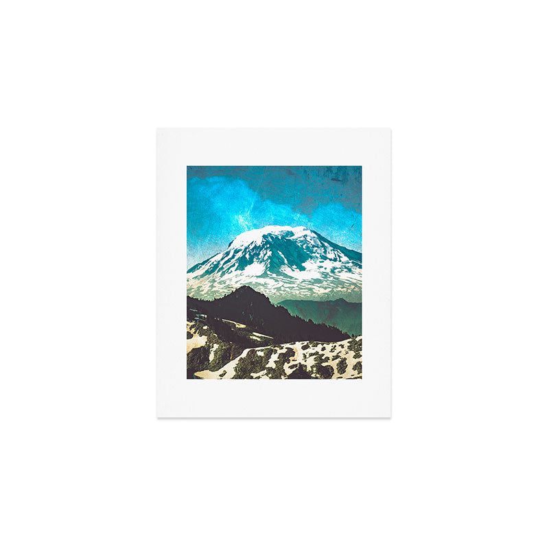 Mt Adams from Mt Rainier Washington State - Nature Photography Art Print Gallery Image 1