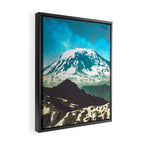 Mt Adams from Mt Rainier Washington State - Nature Photography Framed Canvas Print Gallery Image 2